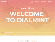 Tablet Screenshot of dialmint.com